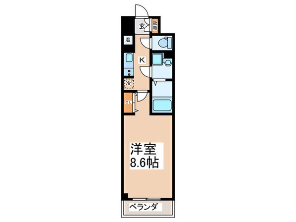 Ａｊｉｒｕ Ｋｉｔａｈｏｒｉｅの物件間取画像